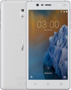 Nokia 3 Dual Sim Silver White